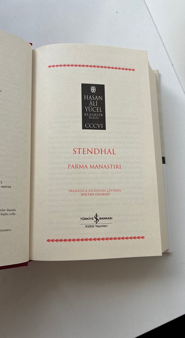 Parma Manastırı (Ciltli, Şömizli) Stendhal - Görsel 5