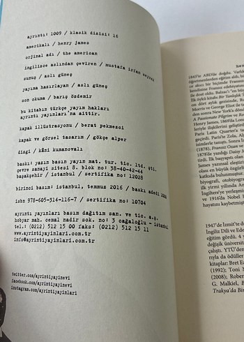 Henry James - Amerikalı Romanı - Görsel 4