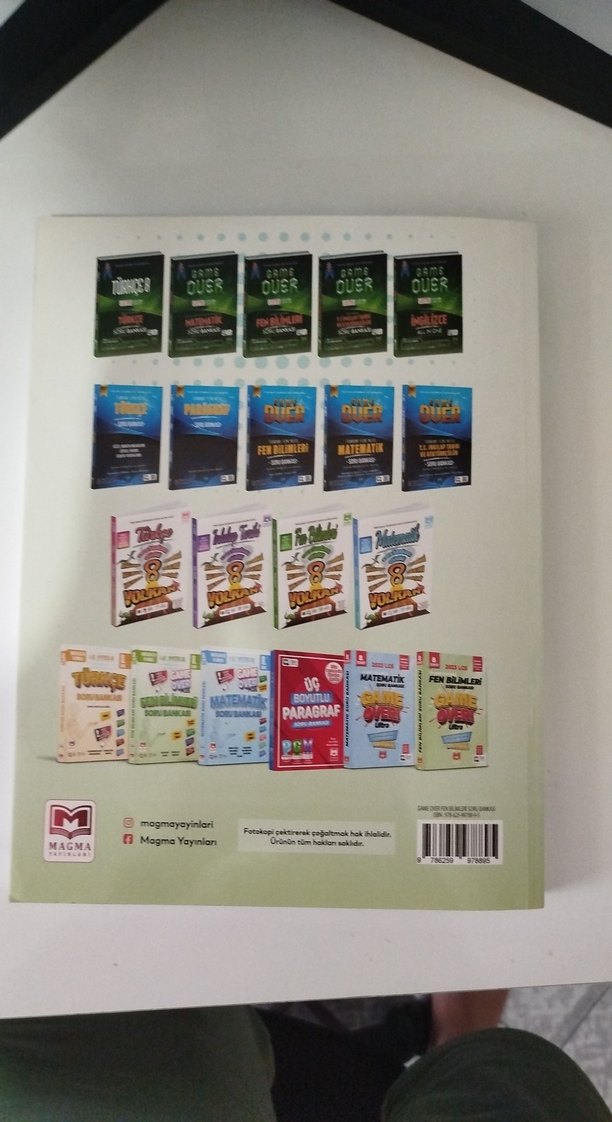 8. Sınıf Fen Bilimleri Soru Bankası - Game Over Plus - Görsel 2