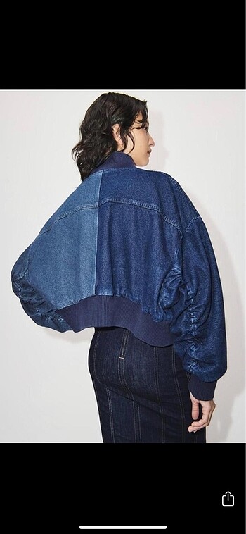 xs Beden Bomber kot ceket
