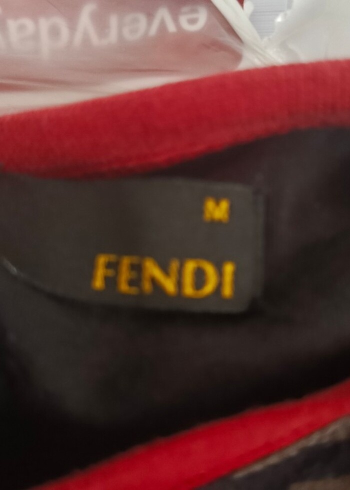 Orijinal Fendi Tişört  - Görsel 3