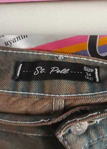 Diğer Kadın Gri Bol Kesim Midi Denim Jean baggy pantolon