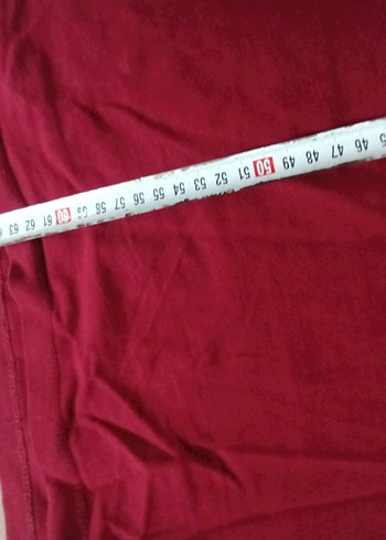 Bordo Kısa Kollu Polo Tişört - Görsel 4