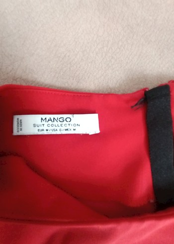 Kısa Kollu Kırmızı Kadın Bluz - Görsel 3