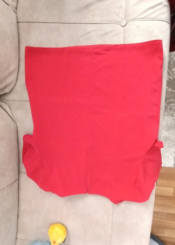 Kısa Kollu Kırmızı Kadın Bluz - Görsel 2