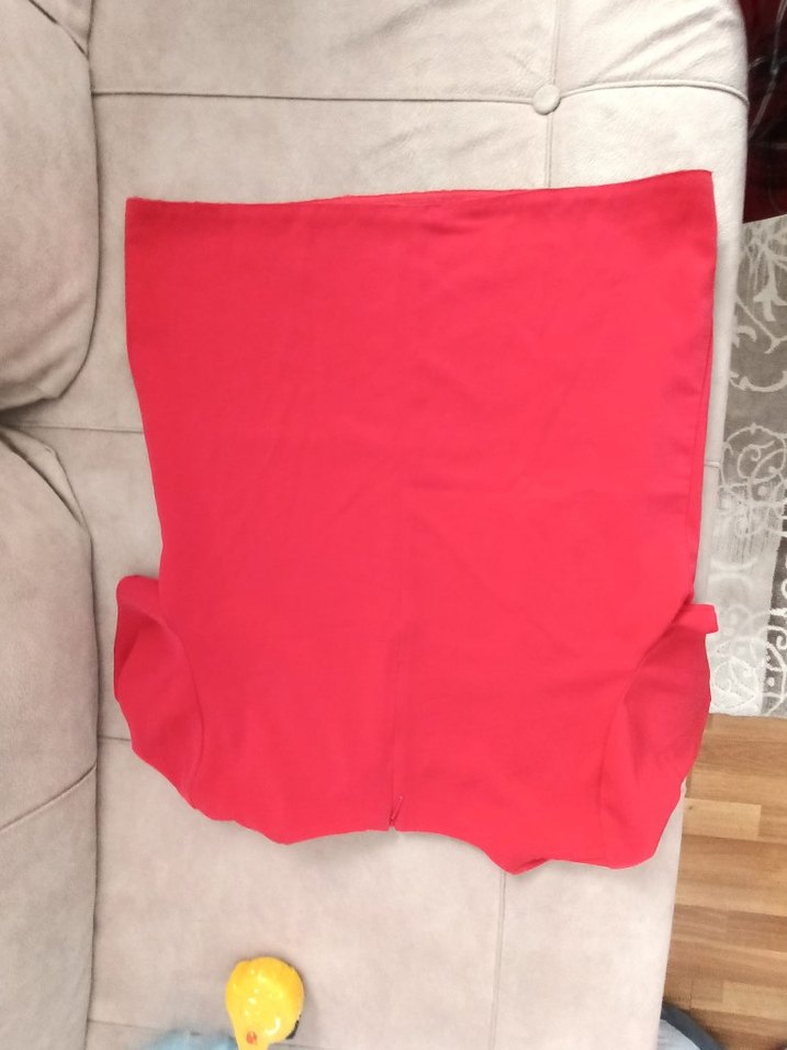 Kısa Kollu Kırmızı Kadın Bluz - Görsel 2