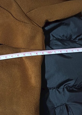 Kahverengi Süet Kadın Trençkot, Kuşaklı, Uzun - Görsel 5