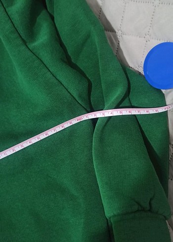 Düğmeli Yeşil Kadın Sweatshirt - Görsel 5