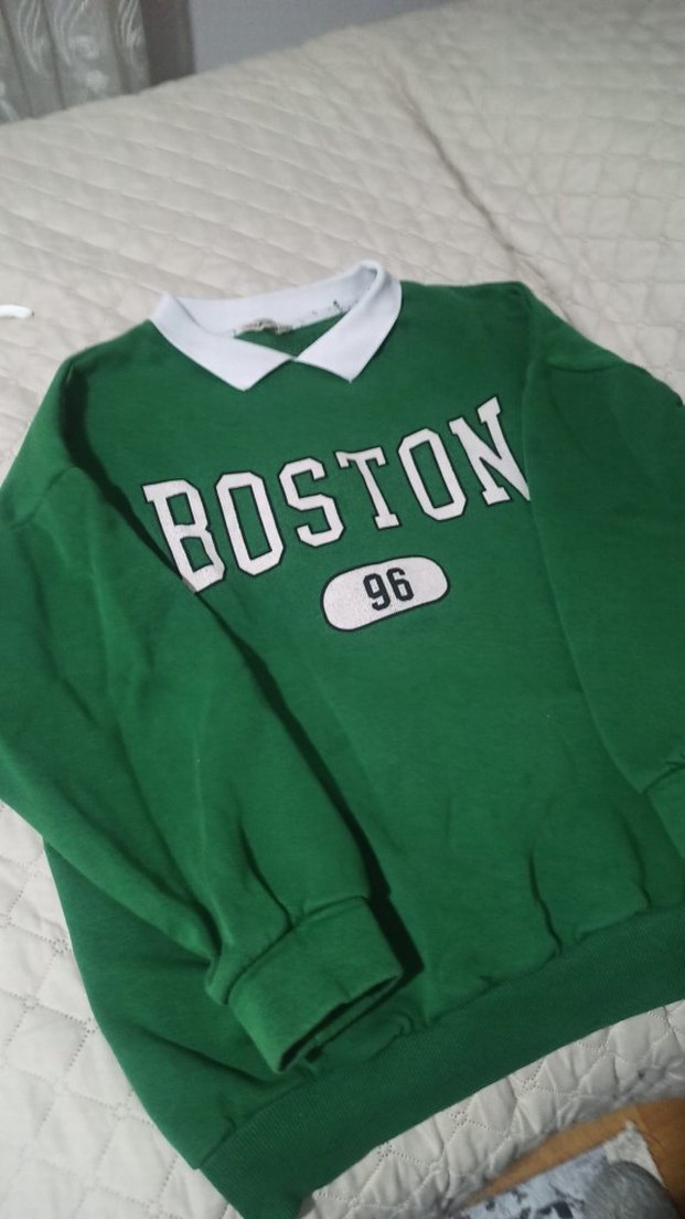 Düğmeli Yeşil Kadın Sweatshirt - Görsel 2