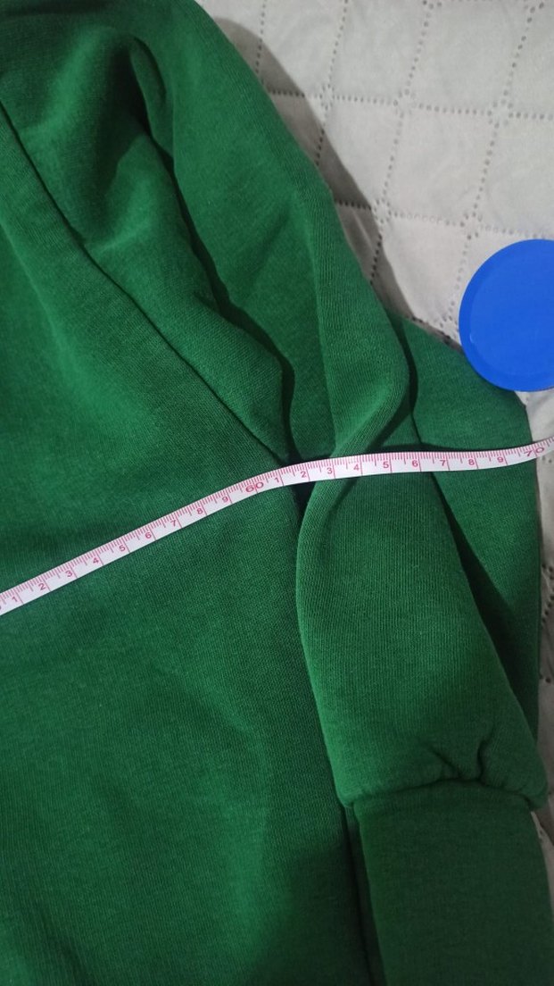 Düğmeli Yeşil Kadın Sweatshirt - Görsel 5