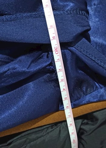 Lacivert Uzun Kollu Drapeli Kadın Elbise - Görsel 5