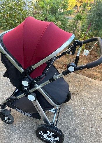 Bordo Bebek Arabası Travel Sİstem - Görsel 3