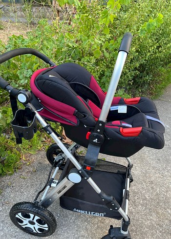 Bordo Bebek Arabası Travel Sİstem - Görsel 15