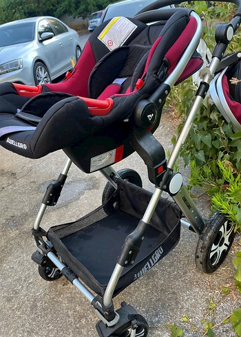 Bordo Bebek Arabası Travel Sİstem - Görsel 13