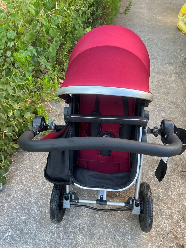 Bordo Bebek Arabası Travel Sİstem - Görsel 4