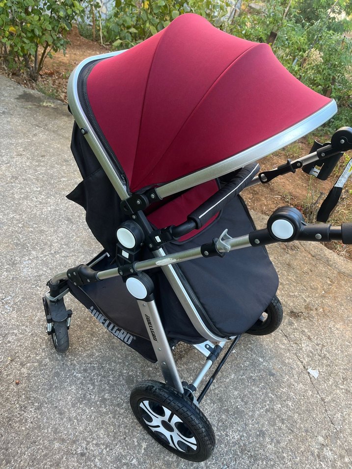 Bordo Bebek Arabası Travel Sİstem - Görsel 2