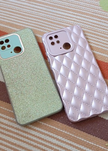 Pastel Renkli Parlak Bohem Telefon Kılıfı redmi 10 c