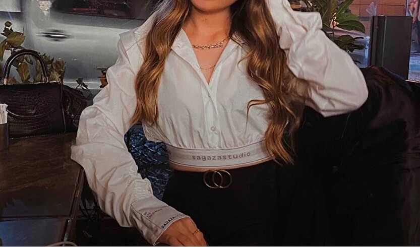 sagaza beyaz gömlek - Görsel 5