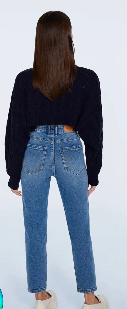 Slim fit mom jean - Görsel 4