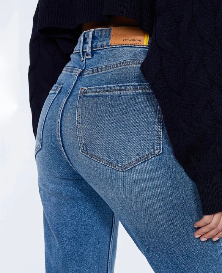 Slim fit mom jean - Görsel 3