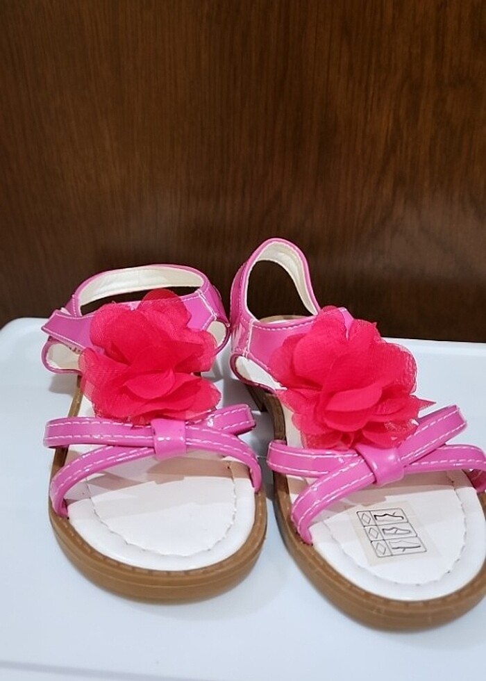 Sıfır pembe çok şık sandalet - Görsel 3