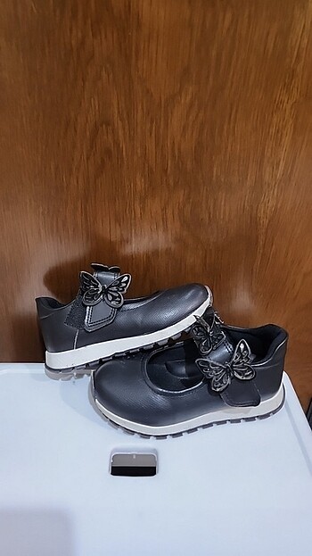 Siyah KIZ ÇOCUK  bayramlik düğünlük klasik ayakkabı - Görsel 5