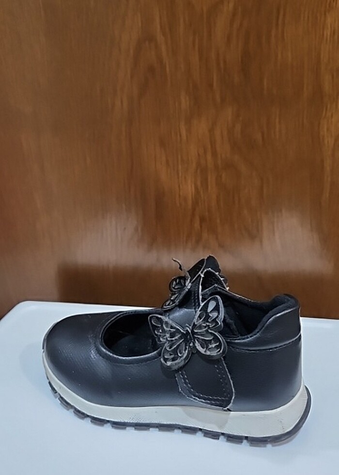 Siyah KIZ ÇOCUK  bayramlik düğünlük klasik ayakkabı - Görsel 2