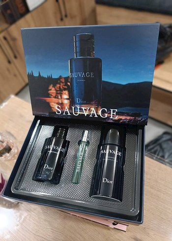 Dior Sauvage Erkek Parfüm Seti Orjinal