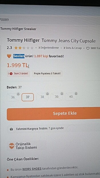Tommy Hilfiger Tommy jens