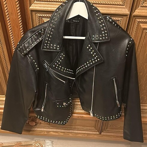 Zara S beden renkli taşlı ceket