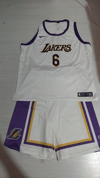 Üst alt lakers forma set