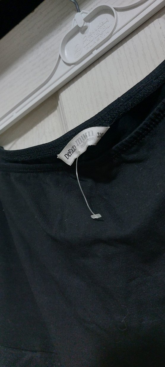 Siyah Rahat Kesim Hamile Pantolonu - Görsel 2