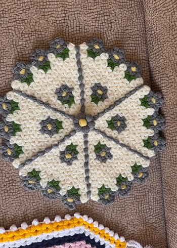 Renkli El Örgüsü Banyo Süngeri - Görsel 2