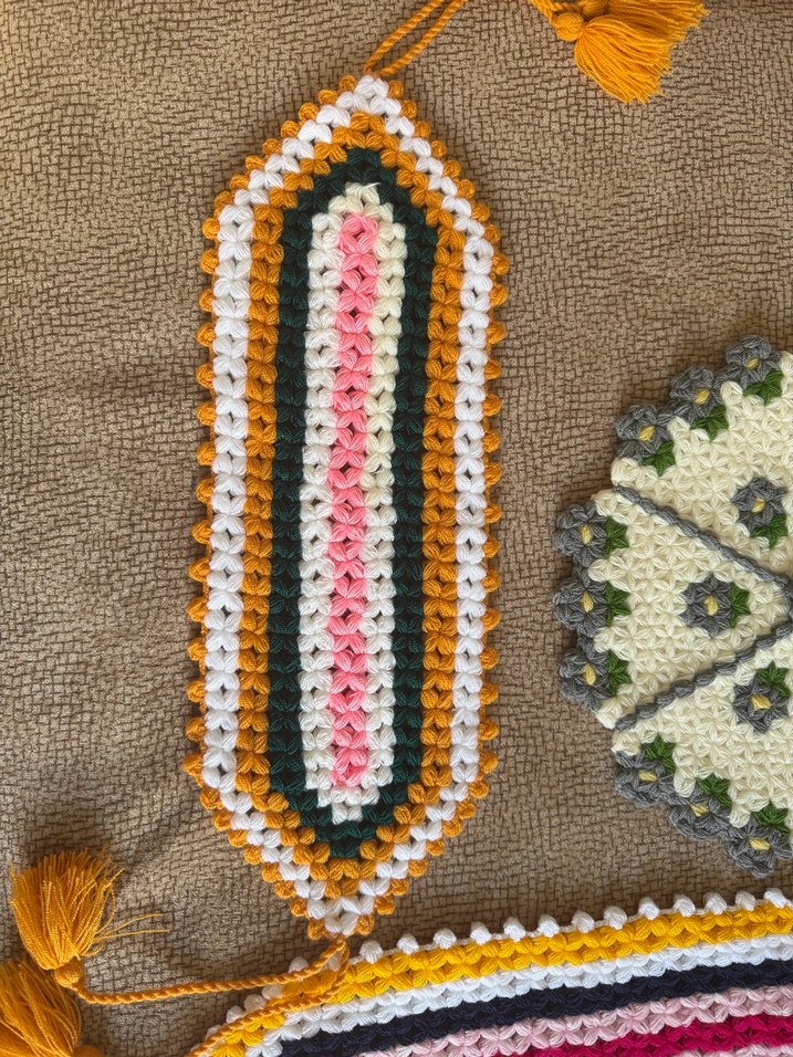 Renkli El Örgüsü Banyo Süngeri - Görsel 4