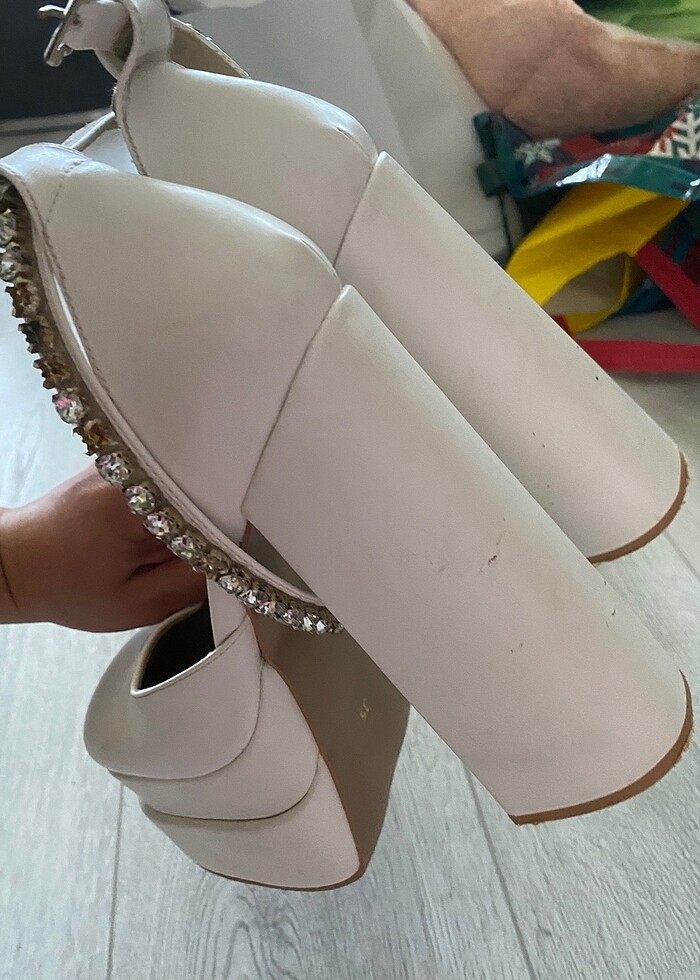 Platform gelin ayakkabısı - Görsel 2