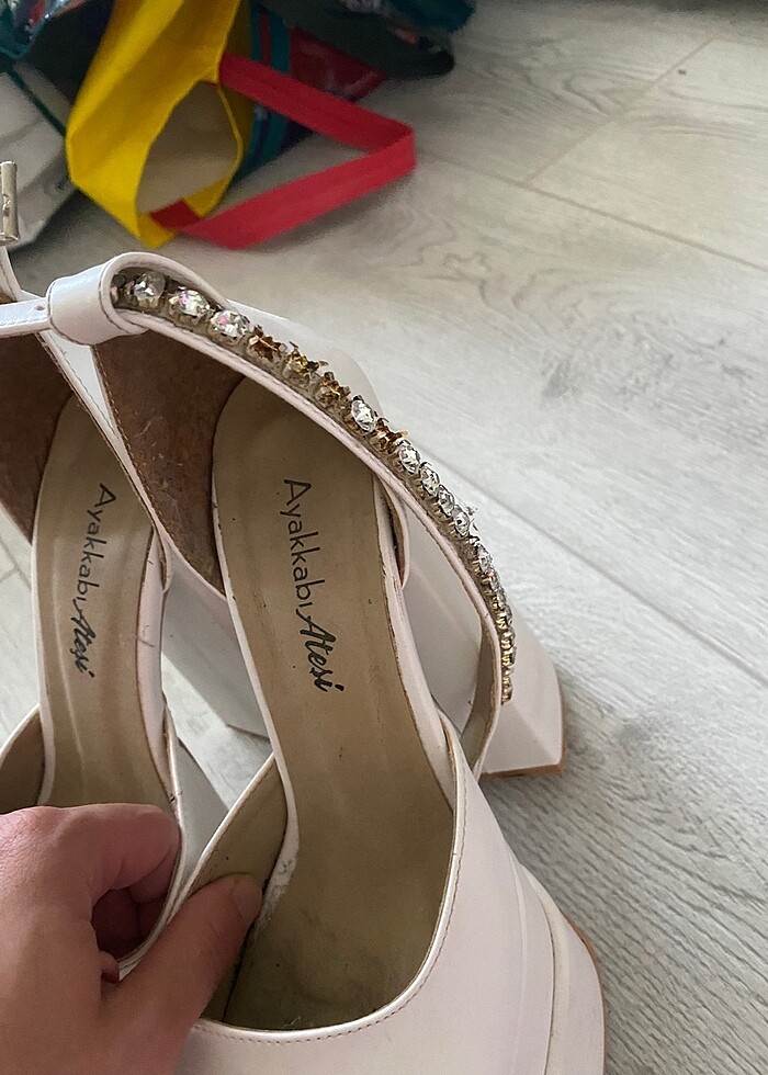 Platform gelin ayakkabısı - Görsel 4