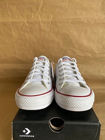 38 Beden Converse deri chuck Taylor all star unisex Beyaz