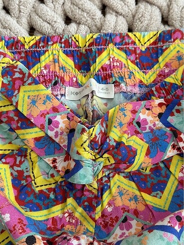 Koton Renkli ince pantalon
