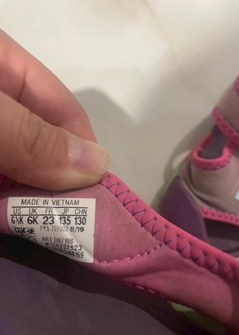 Adidas Kız Çocuk Pembe Adidas Bantlı Sandalet