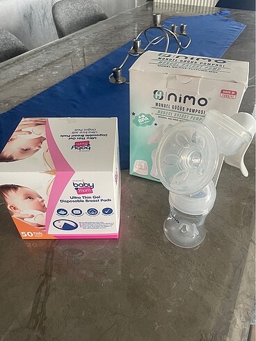 Süt pompası ve göğüs pedi