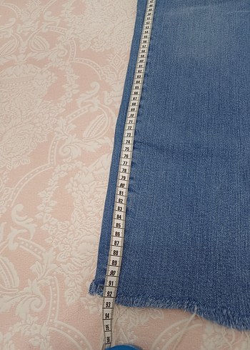 s Beden Kadın Mavi Denim Regular Fit Midi Jean