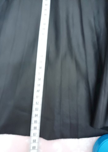 Siyah Piliseli Midi Kadın Etek - Görsel 4