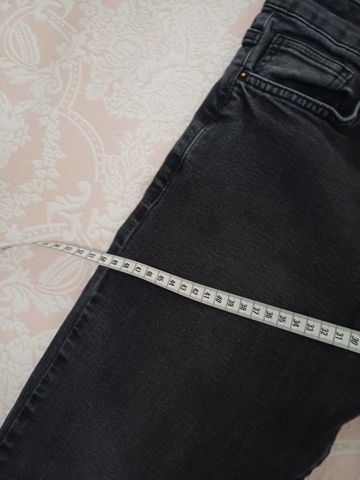 Gri Erkek Kot Pantolon, - Görsel 3