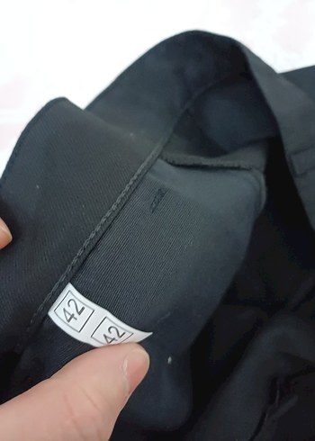 Kadın Siyah Kumaş Pantolon - Görsel 3