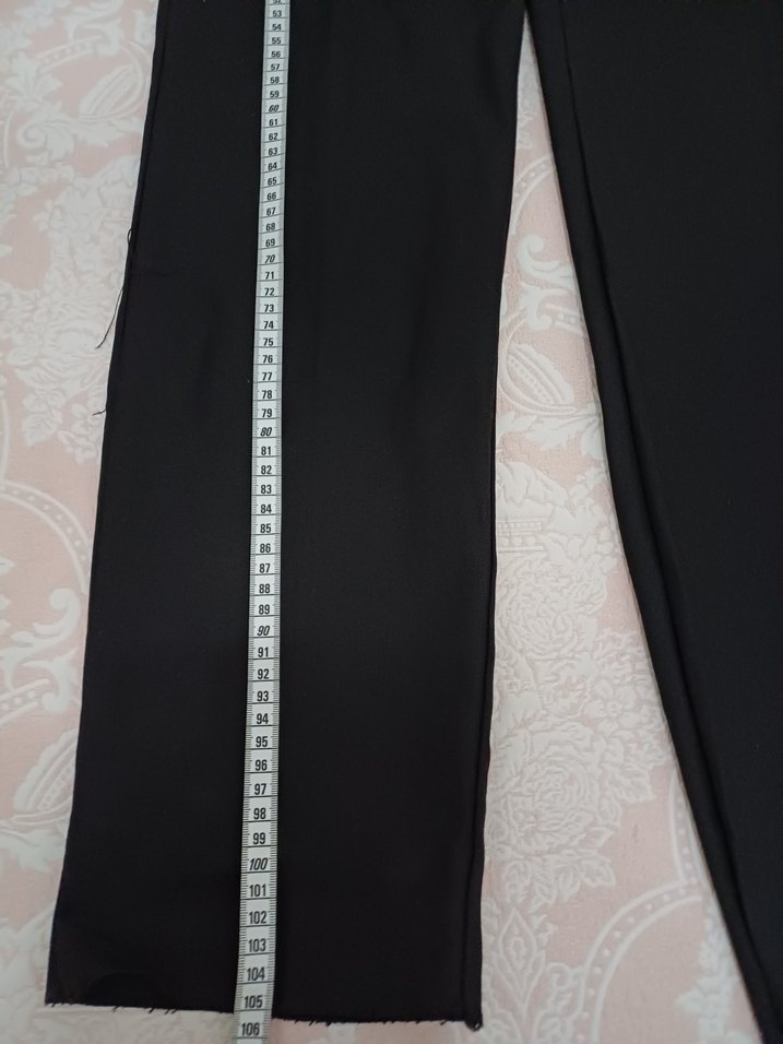 Kadın Siyah Kumaş Pantolon - Görsel 2