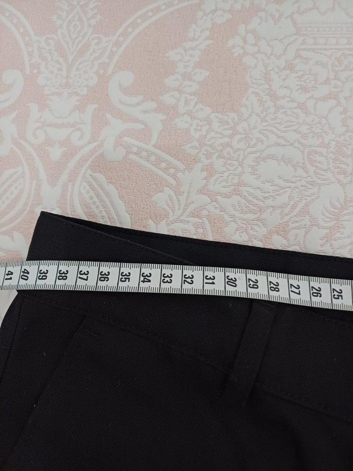 Kadın Siyah Kumaş Pantolon - Görsel 5