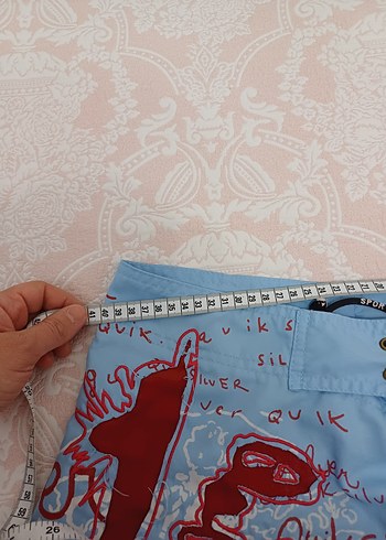 Mavi Baskılı Erkek Mini Mayo - Quiksilver - Görsel 3