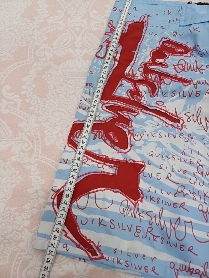 Mavi Baskılı Erkek Mini Mayo - Quiksilver - Görsel 4