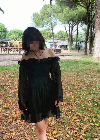 siyah elbise - Görsel 4