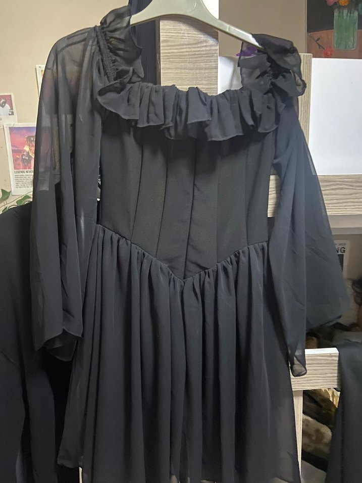 siyah elbise - Görsel 2